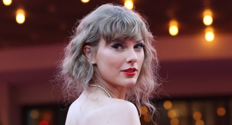 Taylor Swift asistió al estreno de su documental en Los Ángeles. Foto: Reuters.