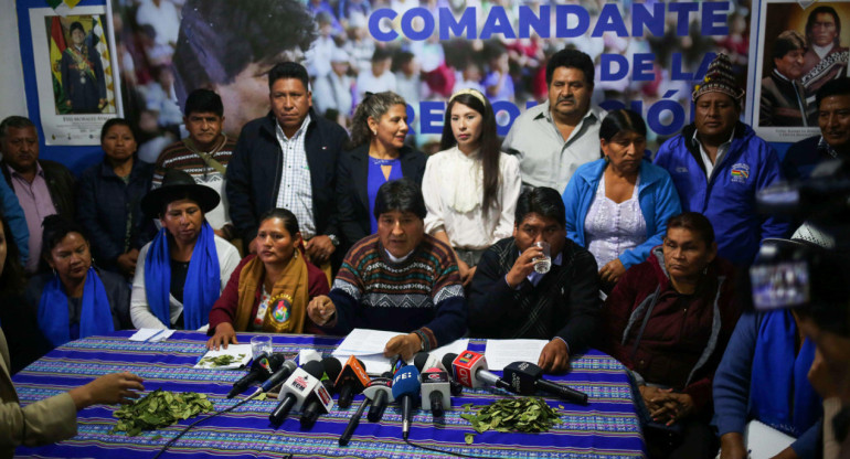 Evo Morales denunció a Luis Arce. Foto: EFE.