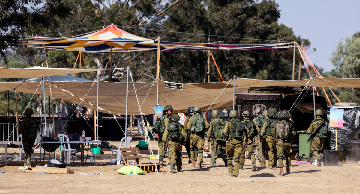 Terroristas de Hamas atacaron un festival de música en Israel. Foto: Reuters.