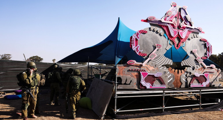 Terroristas de Hamas atacaron un festival de música en Israel. Foto: Reuters.