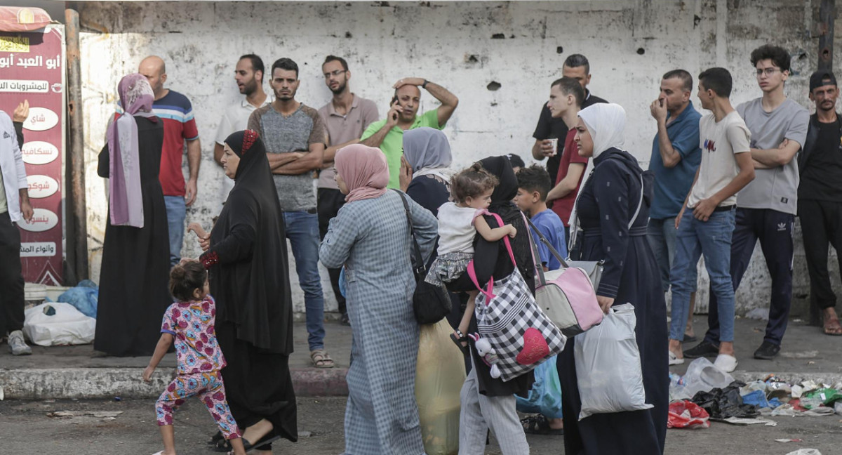 Crisis humanitaria en Gaza. Foto: EFE.