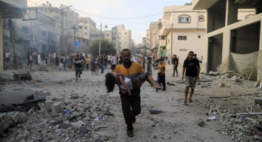 Gaza tras los bombardeos. Foto: Reuters.