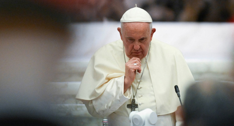 El papa Francisco advirtió sobre el cambio climático. Foto: Reuters.