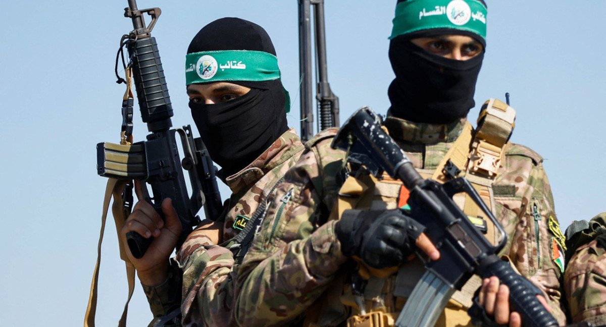 Milicianos de Hamas. Foto: NA.