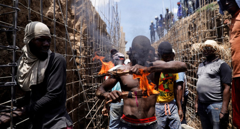 Violencia en la frontera entre Haití y República Dominicana. Foto: Reuters.