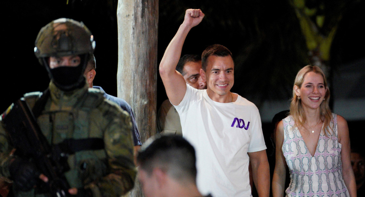 Triunfo electoral de Daniel Noboa en Ecuador. Foto: Reuters.