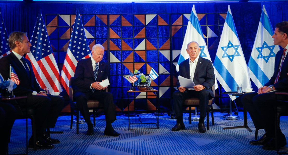 Biden y Netanyahu. Foto: EFE.