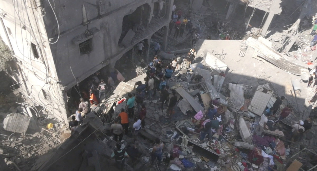 Explosión en hospital de Gaza. Video: Reuters.
