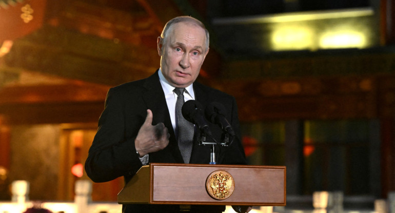 Putin, presidente de Rusia. Foto: Reuters.