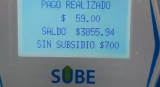 Tarjeta SUBE, valores sin subsidio. Foto: NA.