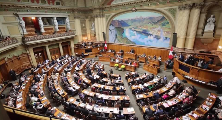 El parlamento suizo. Foto: Reuters