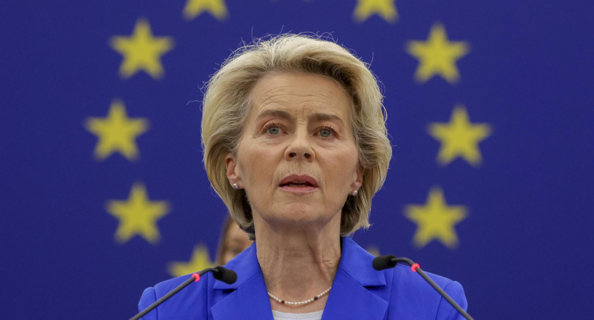 Ursula von der Leyen, presidenta de la Comisión Europea. Foto: EFE.