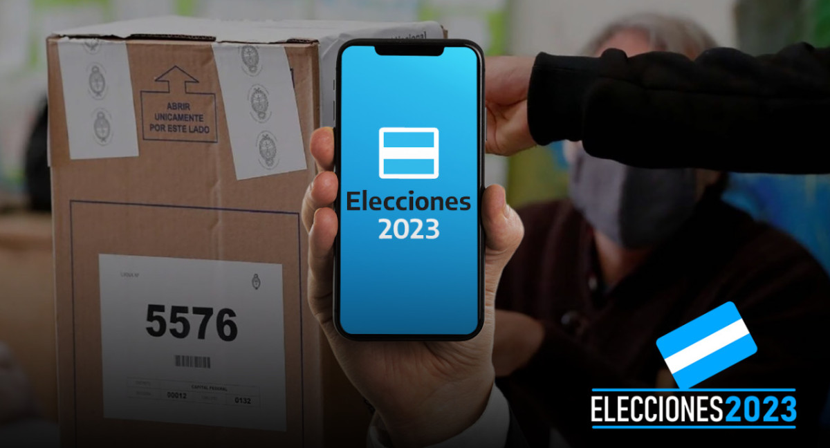 Aplicación para seguir los resultados de las Elecciones 2023. Foto: Canal 26.