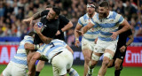 All Blacks vs Los Pumas, Mundial de Rugby. Foto: EFE