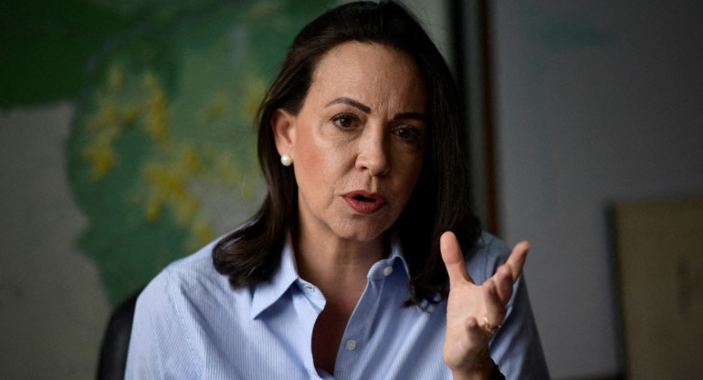 María Corina Machado. Foto: Reuters.