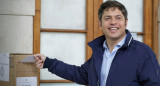 Votó Axel Kicillof. Foto: Télam.