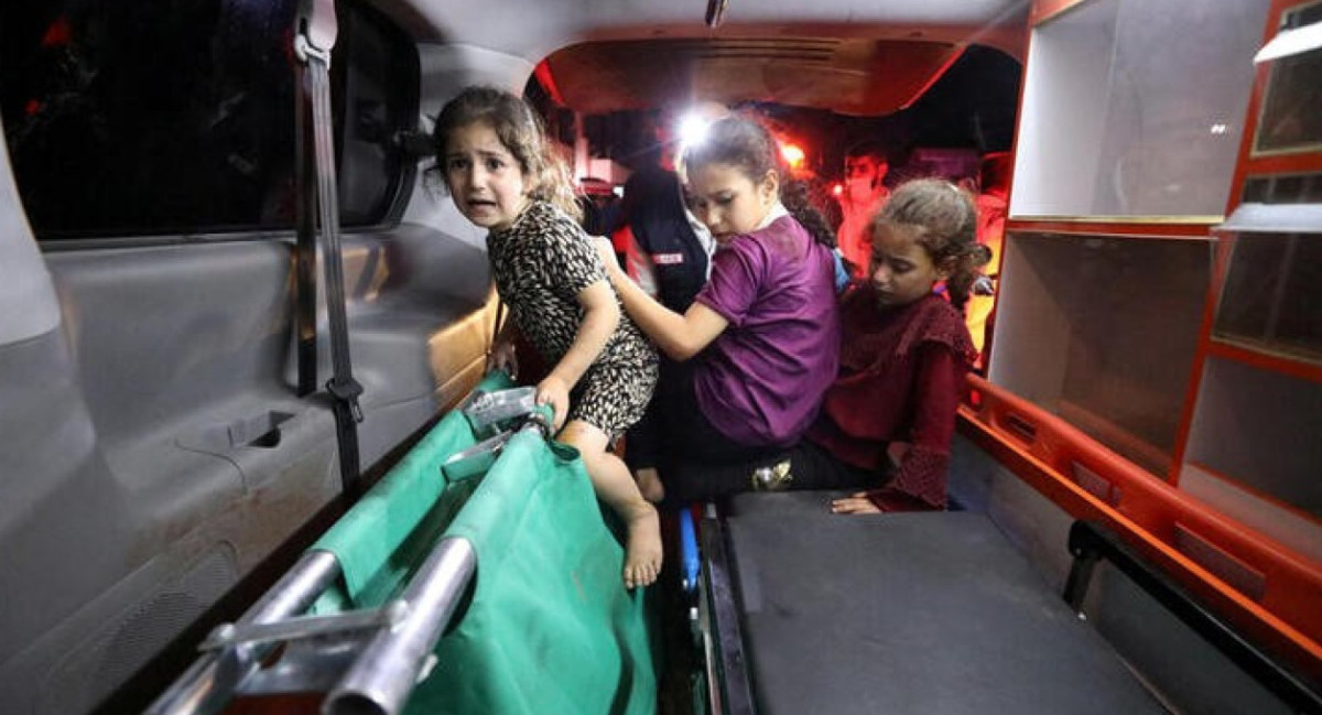 Los niños representan a  4.600 muertos registrados por el Ministerio de Salud de Gaza. Foto: Reuters.