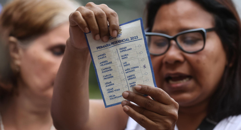 Elecciones en Venezuela. Foto: EFE.