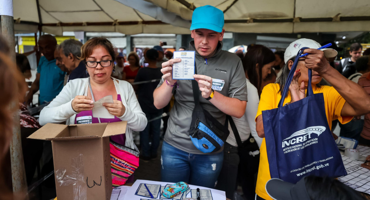 Elecciones primarias de la oposición de Venezuela. Foto: EFE.