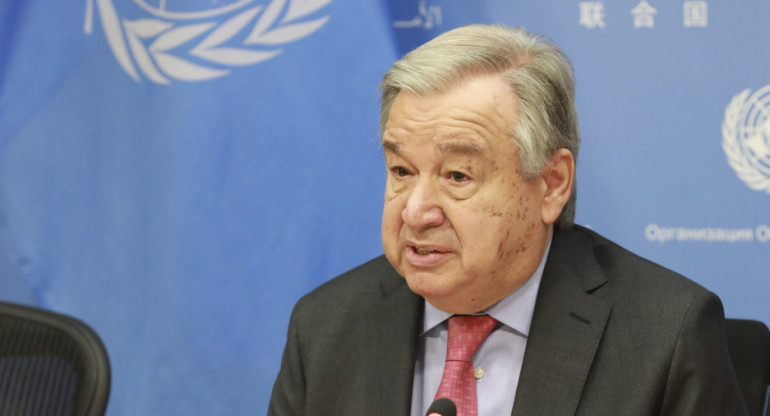 Antonio Guterres, ONU. Foto: NA.