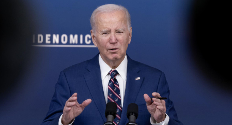 Joe Biden, presidente de Estados Unidos. Foto: EFE.