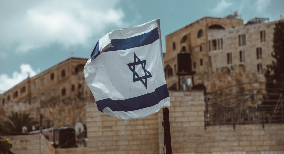 Bandera de Israel. Foto: Unsplash.
