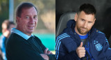 Carlos Bilardo y Lionel Messi. Fotos: NA.