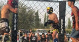 Encuentro de kick boxing en Cipolletti. Foto: NA