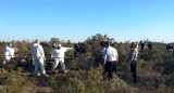 Los forenses trabajando en la zona. Foto: X