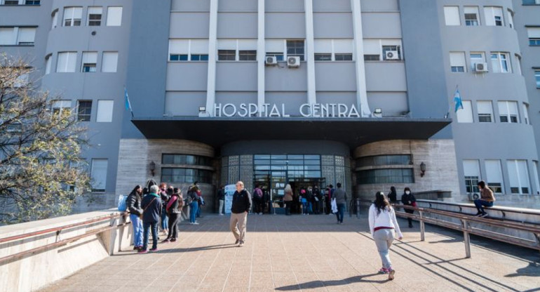 Hospital Central. Foto: Facebook/Via Noticias Mendoza