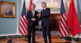 Wang Yi y Antony Blinken en Washington. Foto: Reuters.