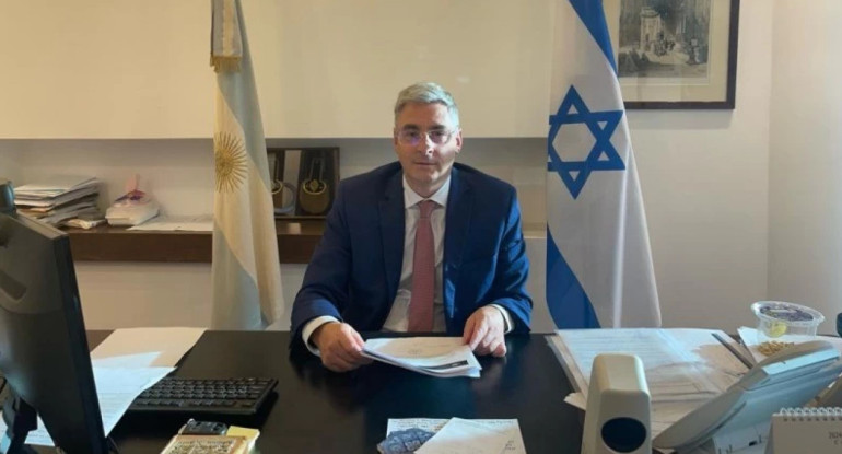 Francisco Tropepi, ministro a cargo de la embajada de Argentina en Tel Aviv. Foto: NA.