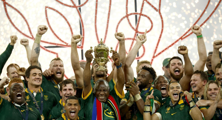 Sudáfrica campeón, Mundial de Rugby. Foto: EFE