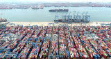 Puerto de Qingdao, China. Foto: Reuters.