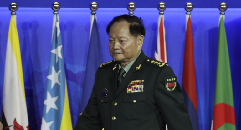 General Zhang Youxia, vicepresidente de la Comisión Militar Central de China. Foto: EFE.