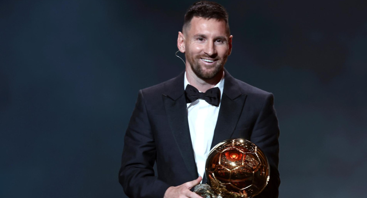 Lionel Messi ganó el Balón de Oro 2023. Foto: EFE.