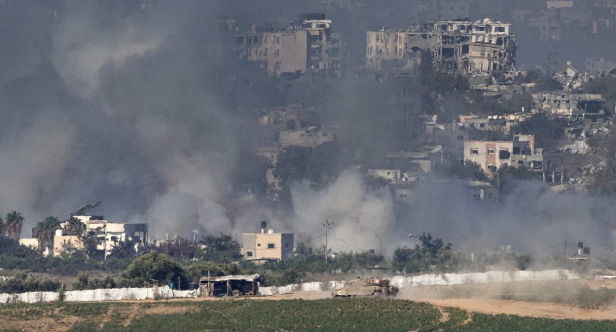 Ataque israelí en Gaza. Foto: Reuters.