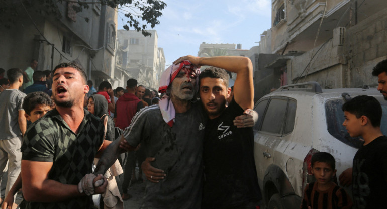 Ataque israelí en Gaza. Foto: Reuters.