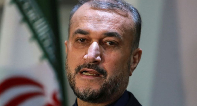 Ministro iraní de Exteriores, Hosein Amir Abdolahian. Foto: Reuters.