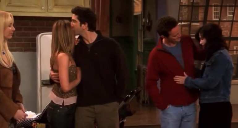 El final de "Friends". Foto: captura video.