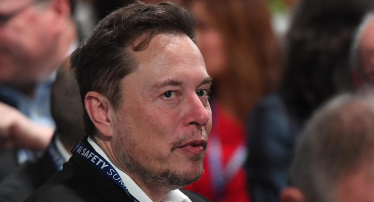 El dueño de Tesla y la red social X, Elon Musk, presente en la Cumbre de Seguridad de IA. Foto: EFE.