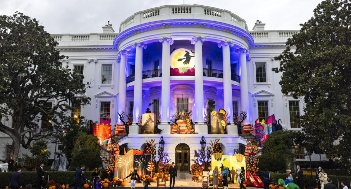 Halloween en la Casa Blanca. Foto: EFE.