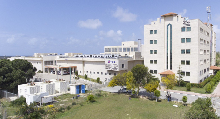 Hospital turco Amistad en la Franja de Gaza. Foto: X @Tika_Turkiye