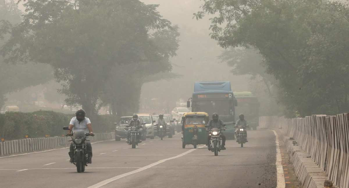 Nueva Delhi se encuentra en las 10 ciudades con el aire más contaminado del mundo. Foto: EFE.