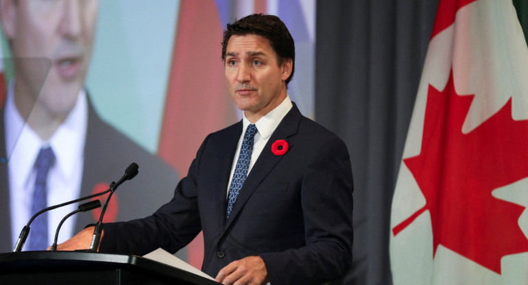 Justin Trudeau, primer ministro de Canadá. Foto: REUTERS.