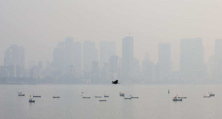 Nueva Delhi entre las ciudades con la peor calidad del aire del mundo, según IQAir. Foto:EFE.