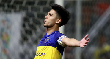 Pol Fernández marcó el penal decisivo para clasificar a Boca a la final. Foto: NA