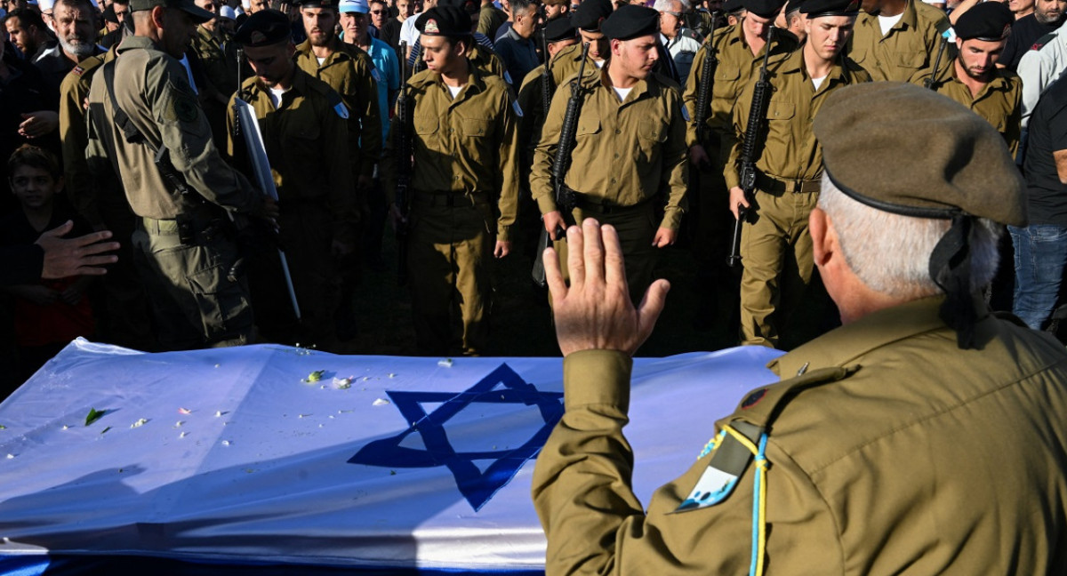 Funeral del teniente coronel Salman Habaka. Foto: Reuters.