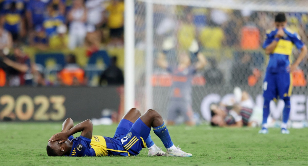 Boca fue derrotado por Fluminense en la final de la Copa Libertadores. Foto: Reuters.