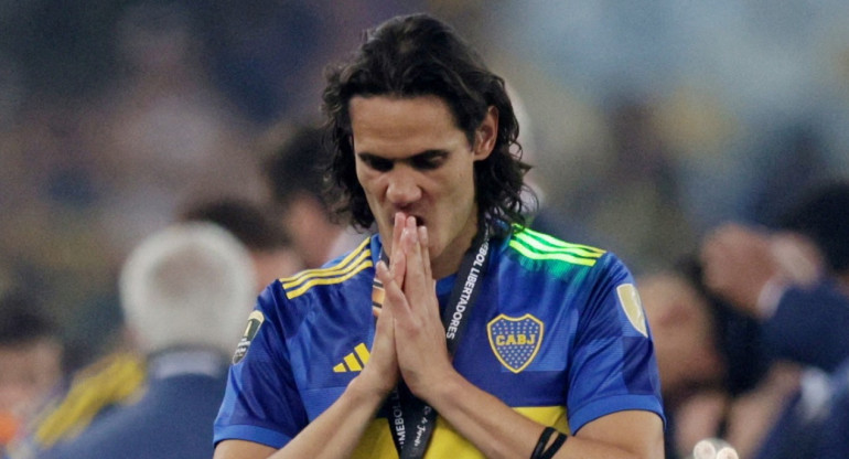 Edinson Cavani; Boca Juniors. Foto: Reuters.